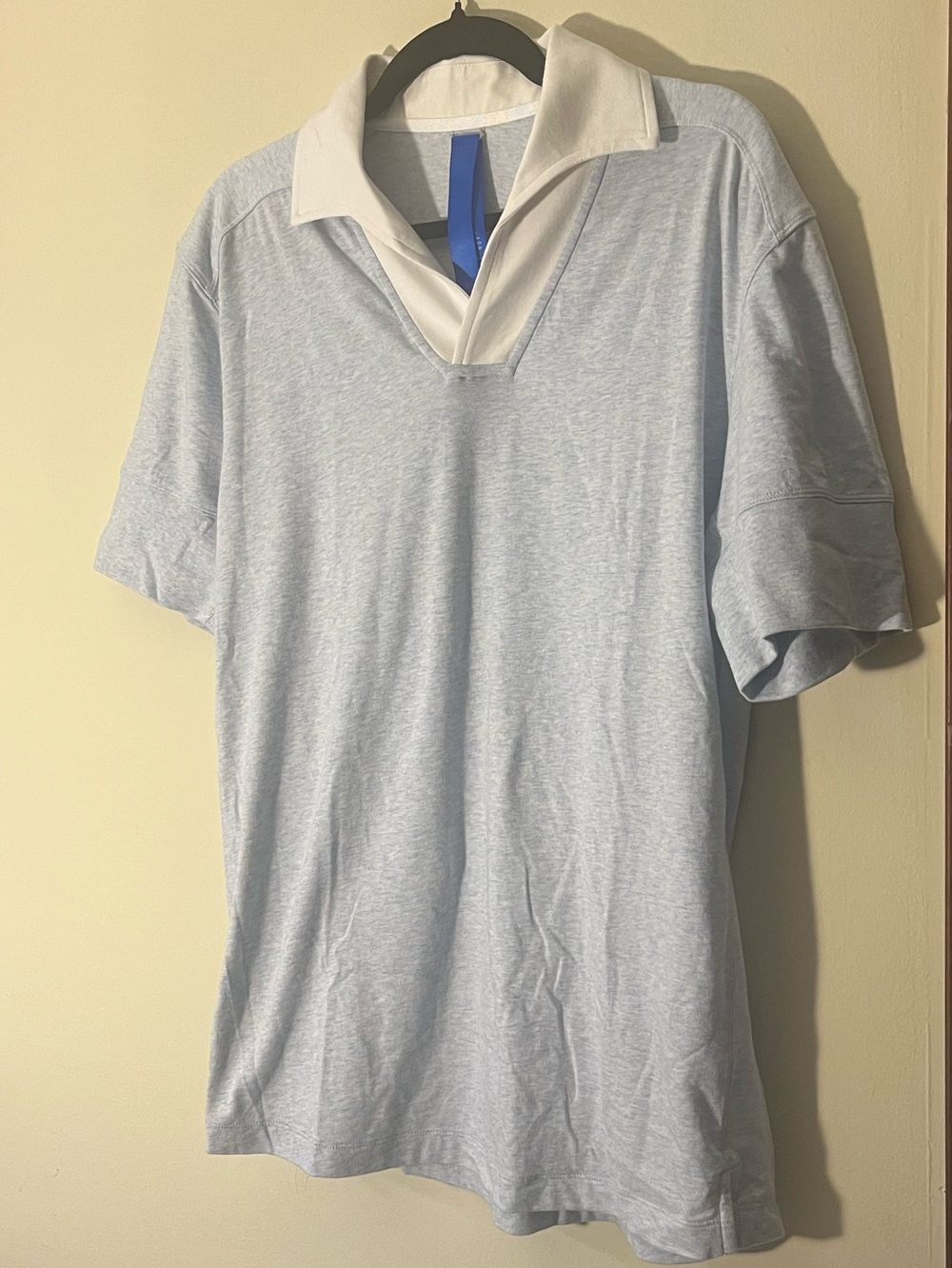 Kit and Ace | Technical Cashmere Crossover Polo Men Shirt Contrast Johnny Collar